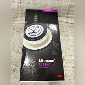 3M Littmann Classic III Stethoscope - Black and Silver